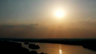 4K Drone View Of Beautiful Sunset - Free Stock Footage