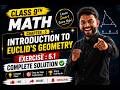 9th Math Exercise : 5.1 Complete 💯 Solution || Chapter - 5 (Introduction to Euclid's Geometry)