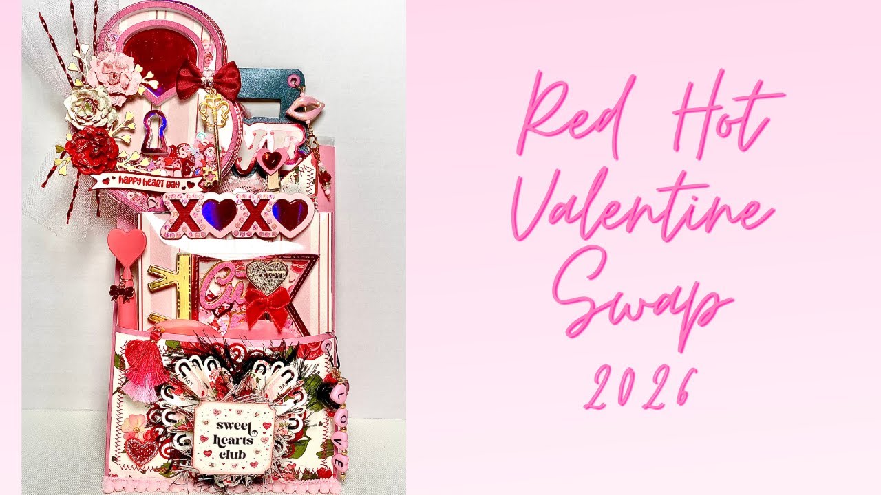 Project Share Outgoing Red Hot Valentine Swap Hosted by Paper Crafting Doc 