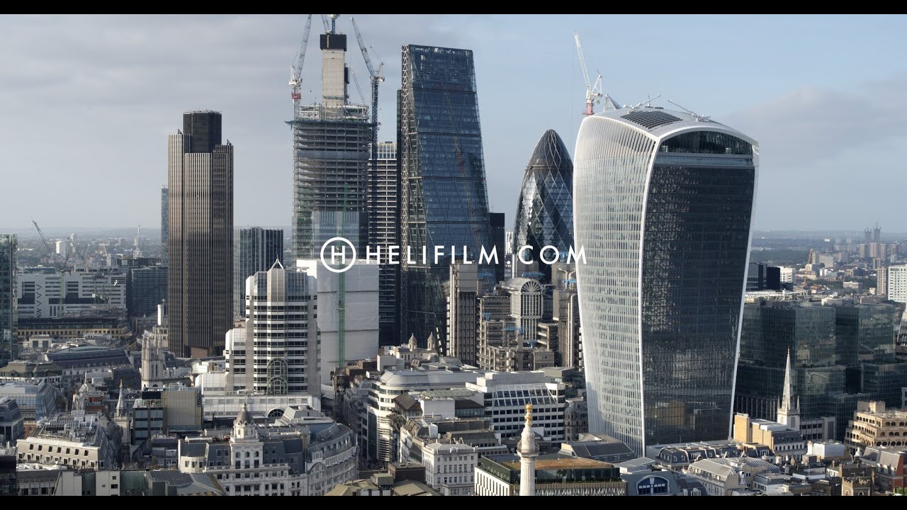 7431. London Drone Stock Footage Video