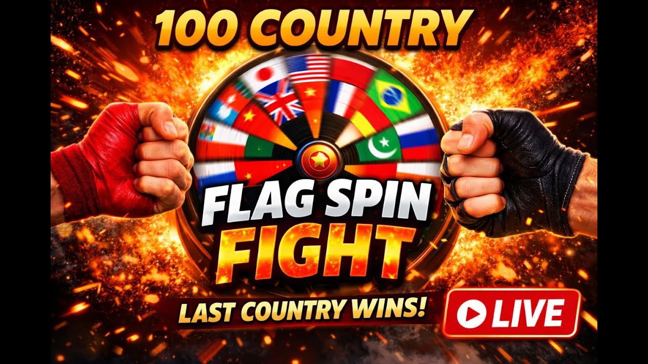 FLAG SPIN Fight 100 Country 