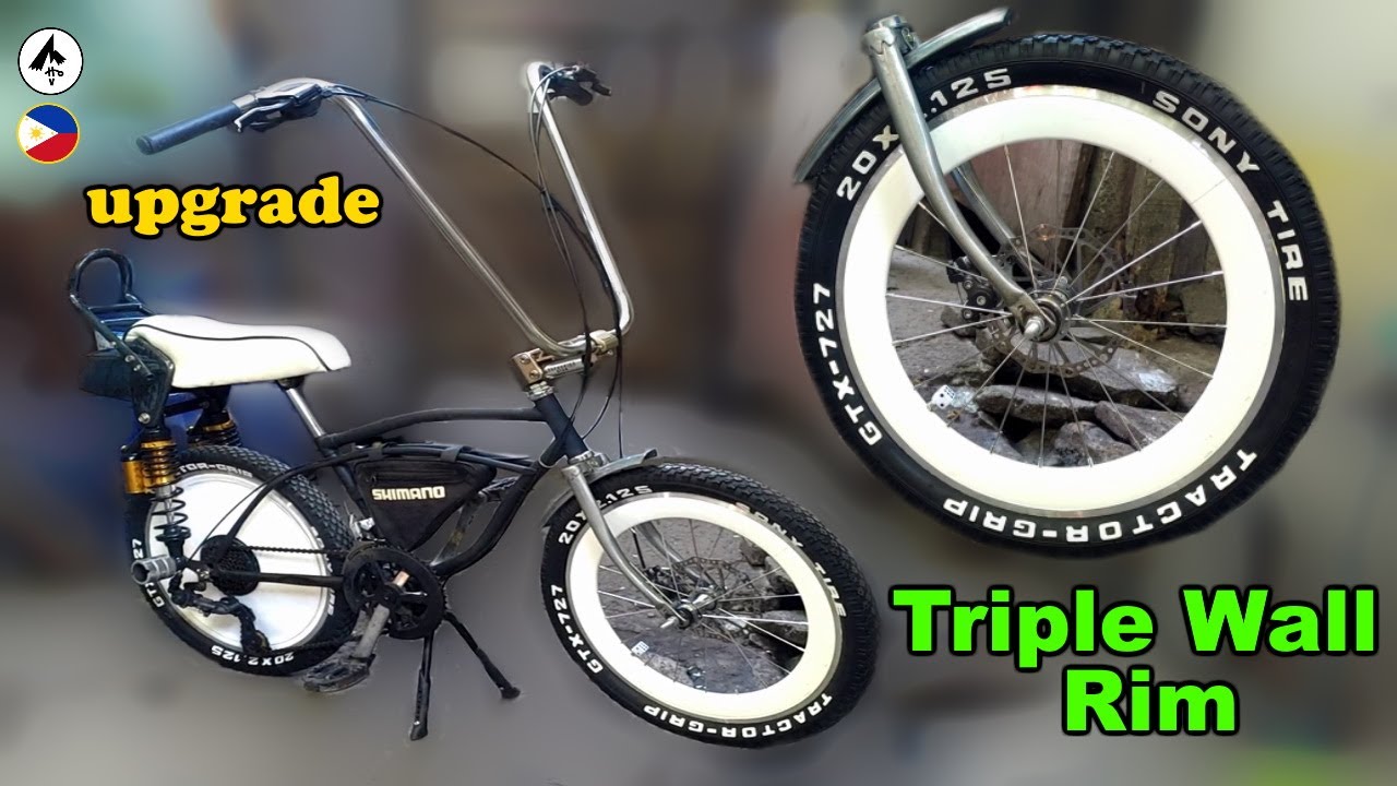 Triple Wall Rim size 20 install in my Playbike