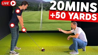 How to swing a golf club (the easy way) - LIVE GOLF LESSON Profile