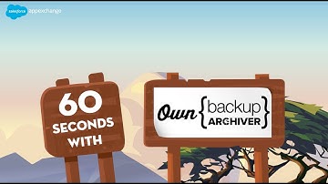 60 Seconds with OwnBackup Archiver