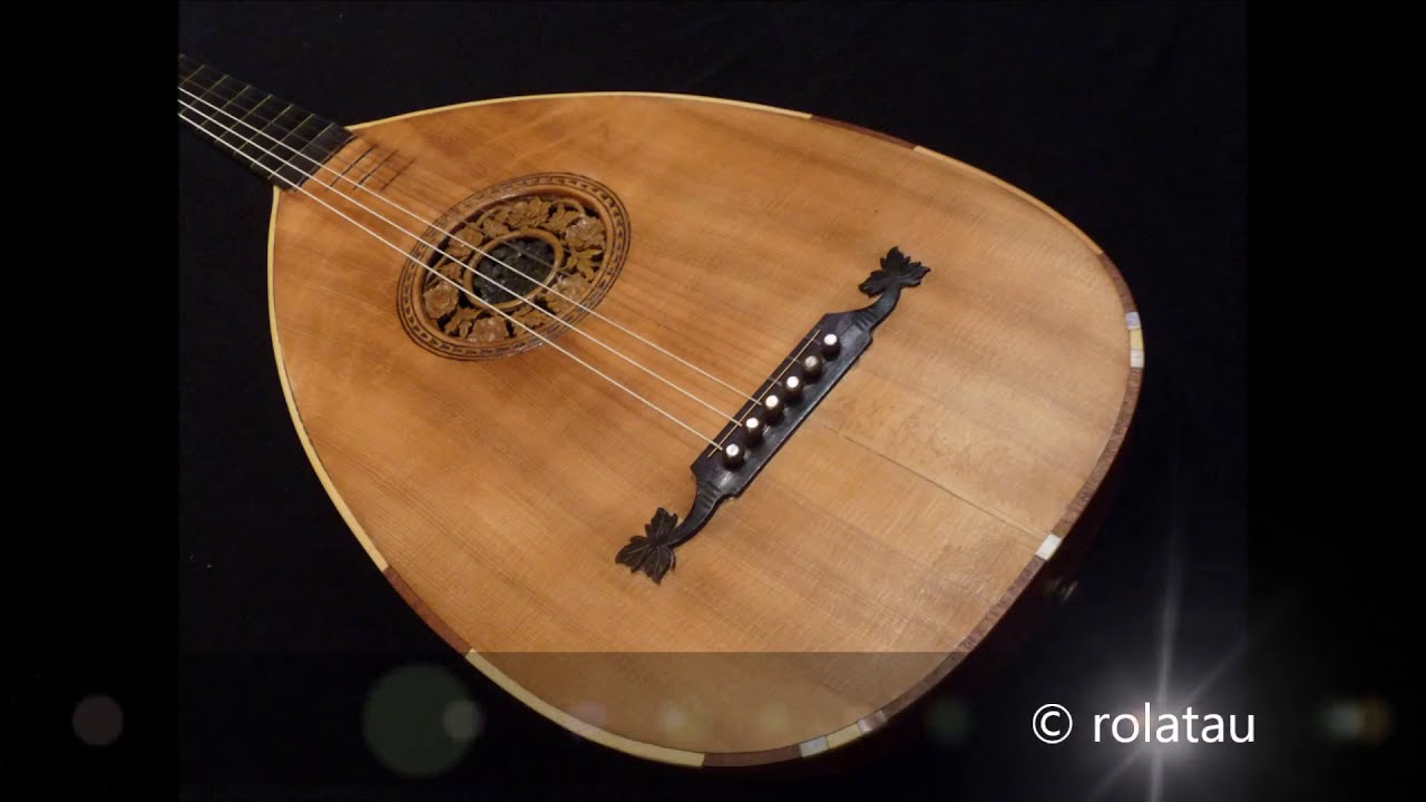 Restoration of an old guitar lute