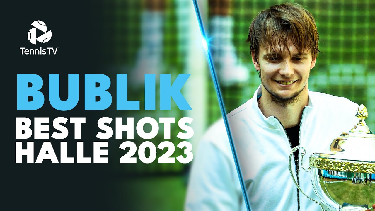 Alexander Bubliks Best Shots From Halle 2023 🤯