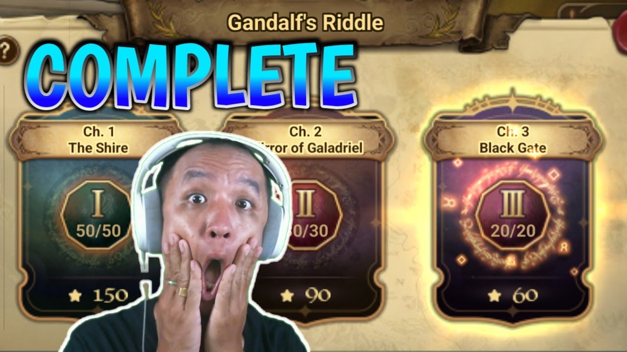 COMPLETE PUZZLE Gandalf Riddle Summoners War Indonesia