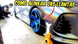 Como Alinear tu Auto en Casa