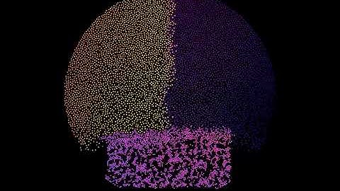 Polymers and Solvent in Lennard-Jones Multi-Type Particle Interactions