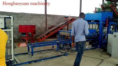 QTJ4 18 hydraulic full automatic PLC intelligent brick machine