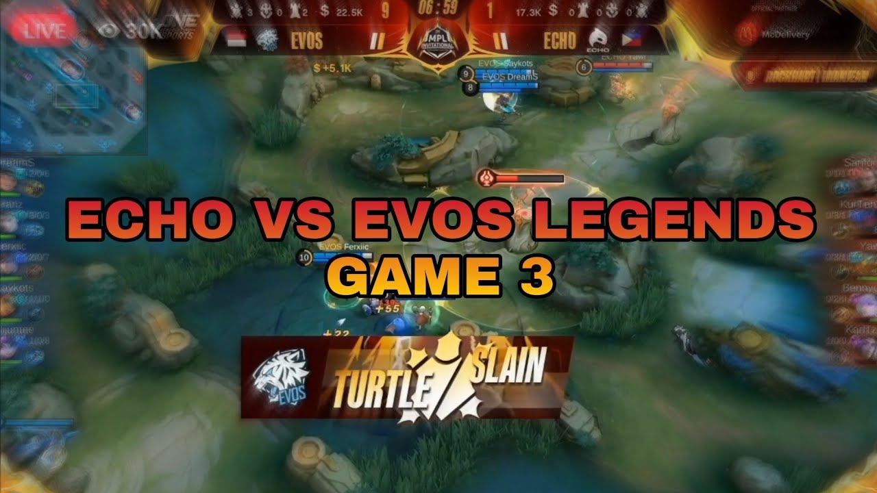 MPLI 11-3-2022: Echo vs Evos Legends Game 3