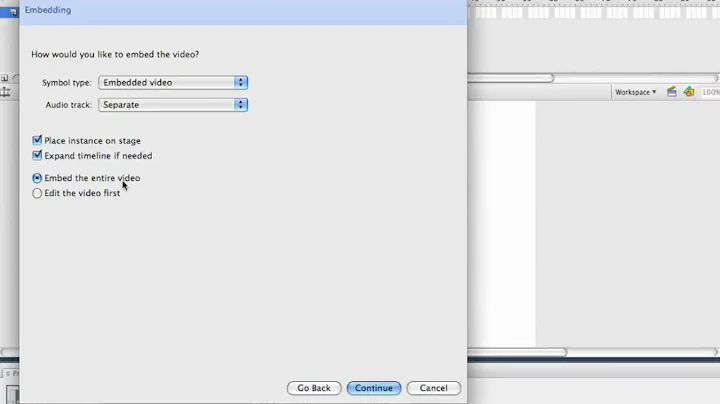 importing video to flash for rotoscoping