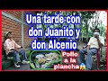 Los que preguntaban por don Juanito y don Alcenio 🤗 Aqui un pequeño convivio con ellos 🍛