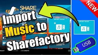 How to IMPORT MUSIC to SHAREFACTORY PS4 (Easy Tutorial)