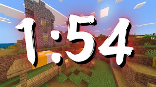Minecraft Controller Speedrun in 1:54