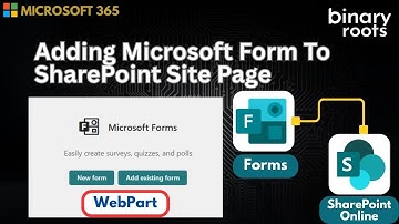 Add Microsoft Form to a SharePoint Site Page | Webparts