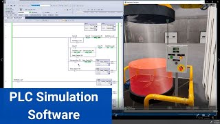 PLC Programming Simulation Software with Studio 5000 | Mixer Tank Using screenshot 4
