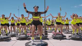 El chevo - quemala coreografía Ornella Gallo jump  jumping fitness jump mini tramp trampolin