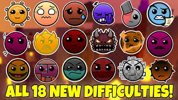 How to get ALL 18 NEW DIFFICULTIES in PLANET 2 WORLD 2 in Find the Geometry Dash! [387] - Roblox