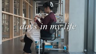 DAYS IN MY LIFE | Fabric shopping & first week back at London College of Fashion 🏫🪡✨