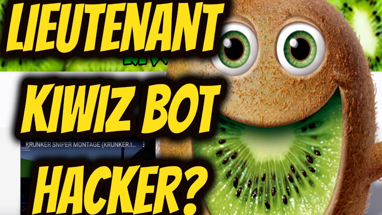 Lieutenant Kiwiz Bot? Kiwiz Hacker? Bananarama Returns? Youtube Krunker Comment Bots!