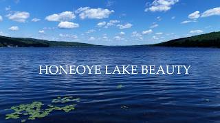 Beautiful Honeoye Finger Lake in New York State