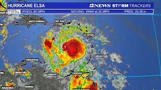 Holiday weekend weather forecast, Hurricane Elsa update with 12News StormTrackers