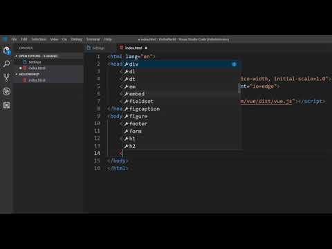 Vue Js Script Reference Hello World