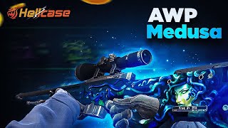 WE PULLED AWP MEDUSA EASYLY ON HELLCASE (Hellcase Promo Code 2023)