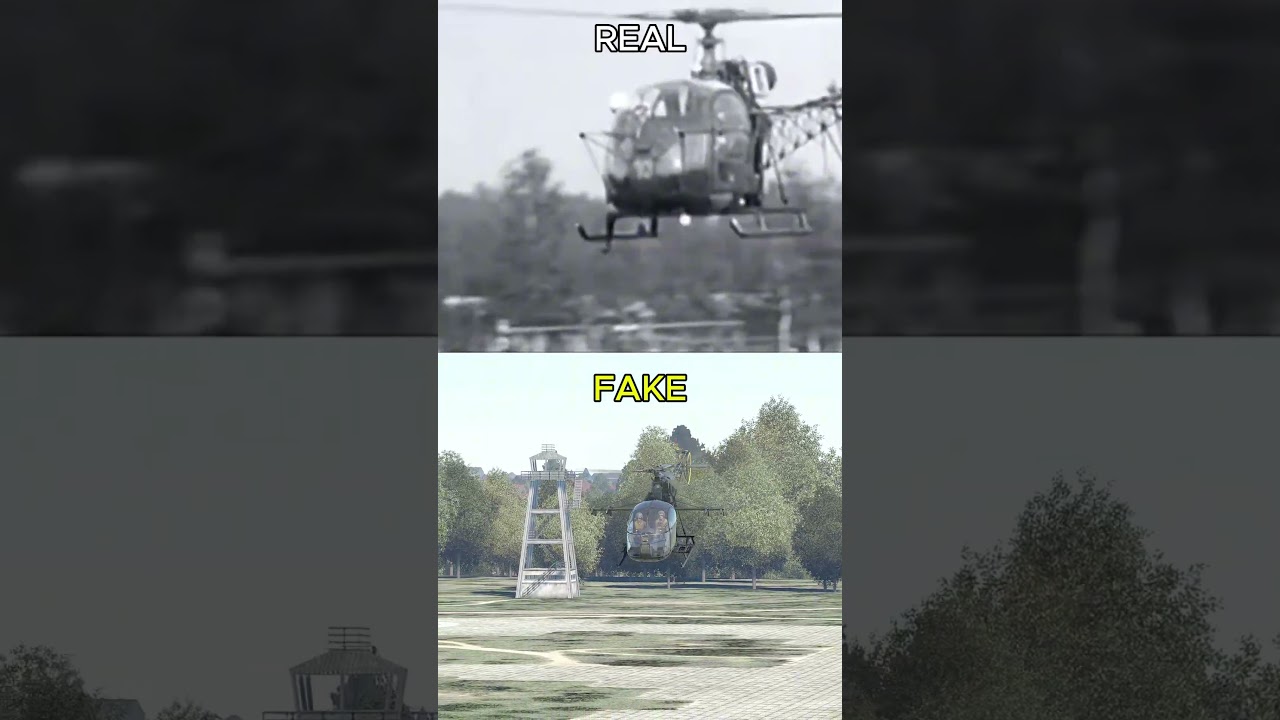 SA 313 Alouette II - Real vs Fake