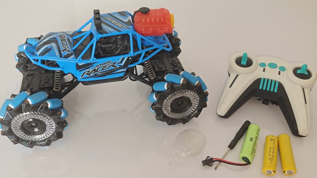 Remote control climbing Spray car unboxing / Unboxing RC spray climbing car / RC climbing car