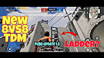 8 VS 8 TDM | New TDM Mode | Santorini | PUBG MOBILE 1.8