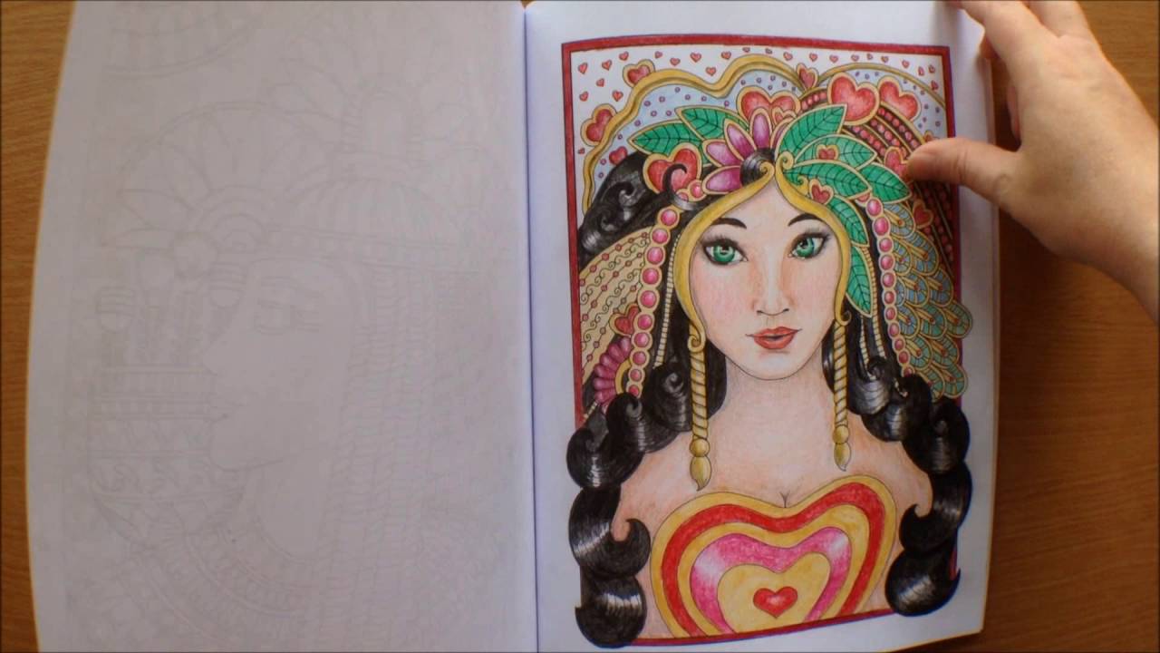 Creative Faces By Andreja Vucajnk Colouring Book Flipthrough With Some 
