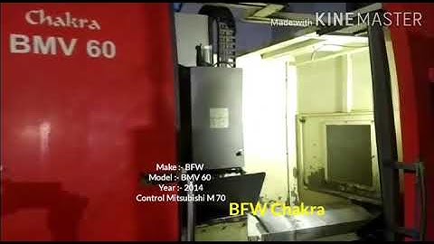 Used BFW vmc machine