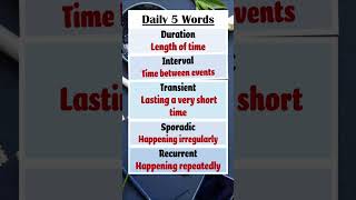 Do you know the meaning of these English words? #englishvocabmastery #dailyvocabulary