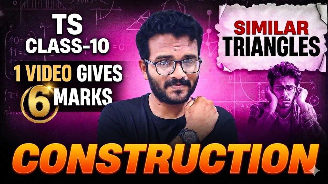 Class 10 Maths | Triangles Construction – Complete Guide for 6 Marks in 1 Video! #shorts #vedantu