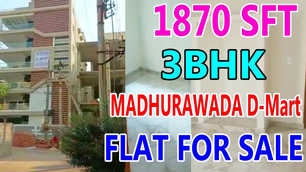 Flat For Sale in Vizag 1870 Sft Flat 3 Bhk North Facing Flat