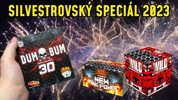 Pyrotechnika - Silvestrovský speciál 2023/24!