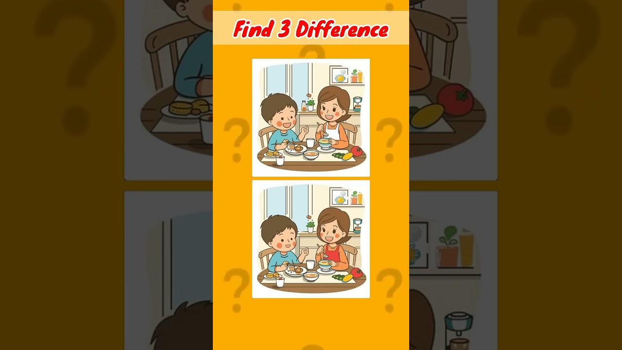Find Only 3 Differences! 🔍 Can You Spot Them All?