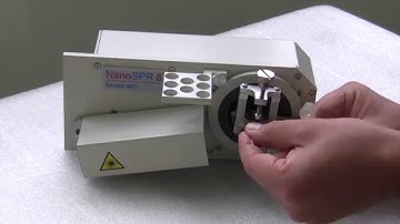 Demo of NanoSPR8 surface plasmon resonance device