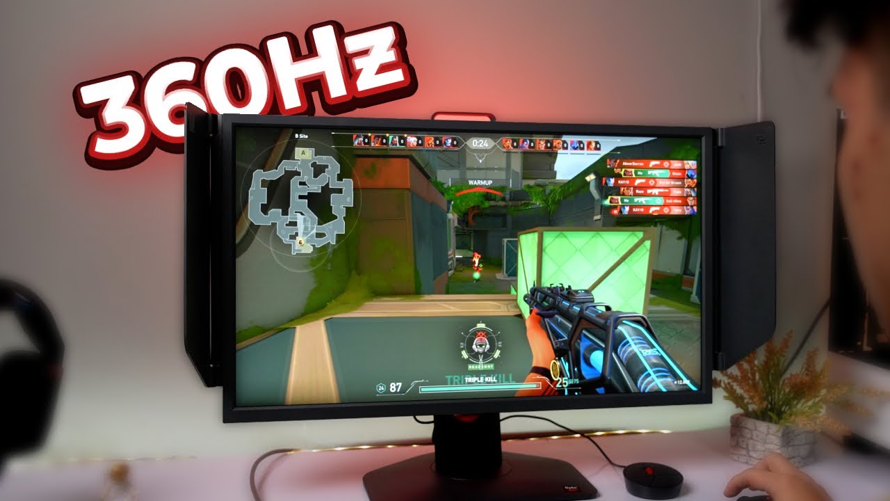 BenQ ZOWIE XL2566K 24.5 Gaming Monitor 360Hz 0.5ms DyAc+™ eSports FPS  FreeSync