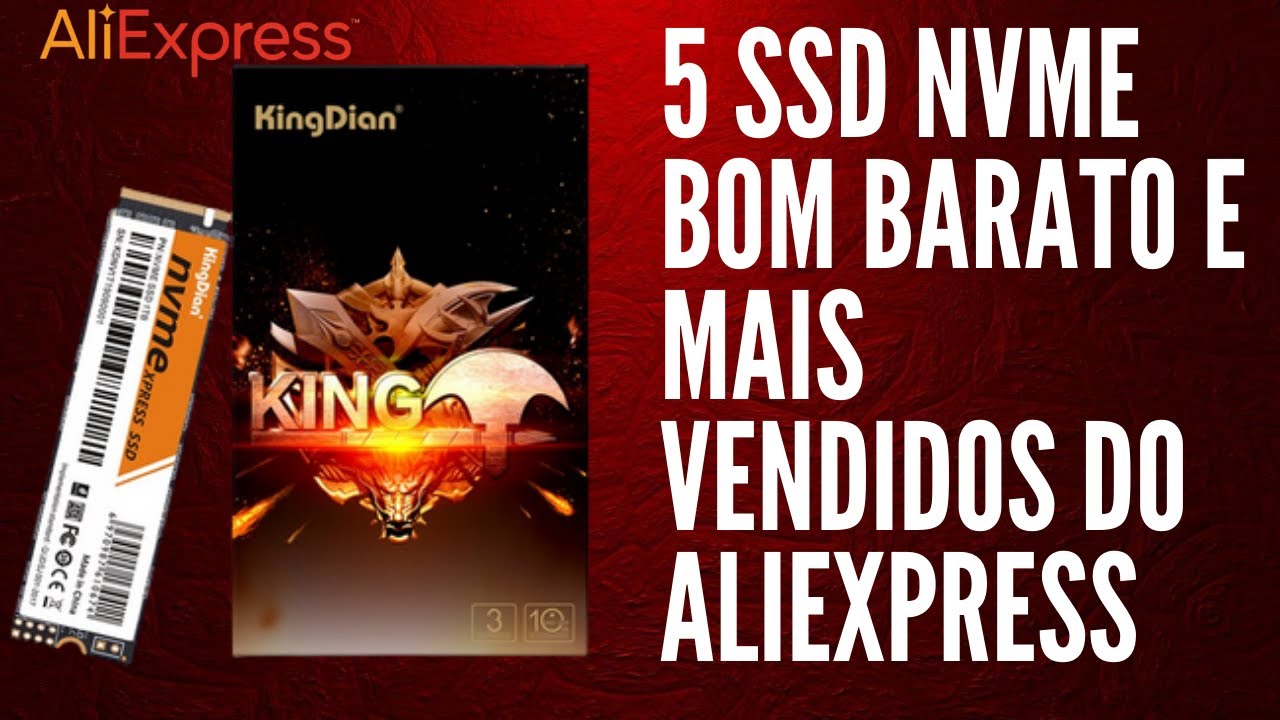 5 SSD Nvme Bom Barato e Mais Vendidos Do Aliexpress