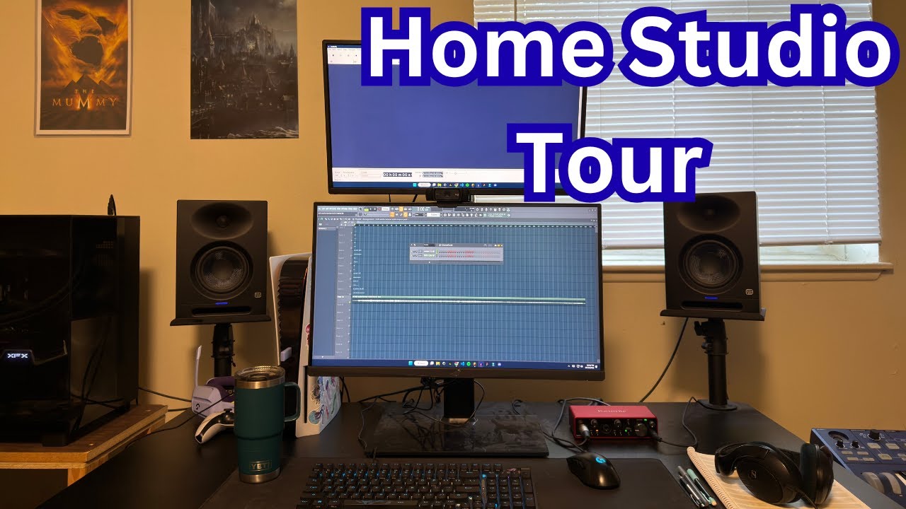 Home Music Studio Gear & Setup Tour - How I Mix and Record Music