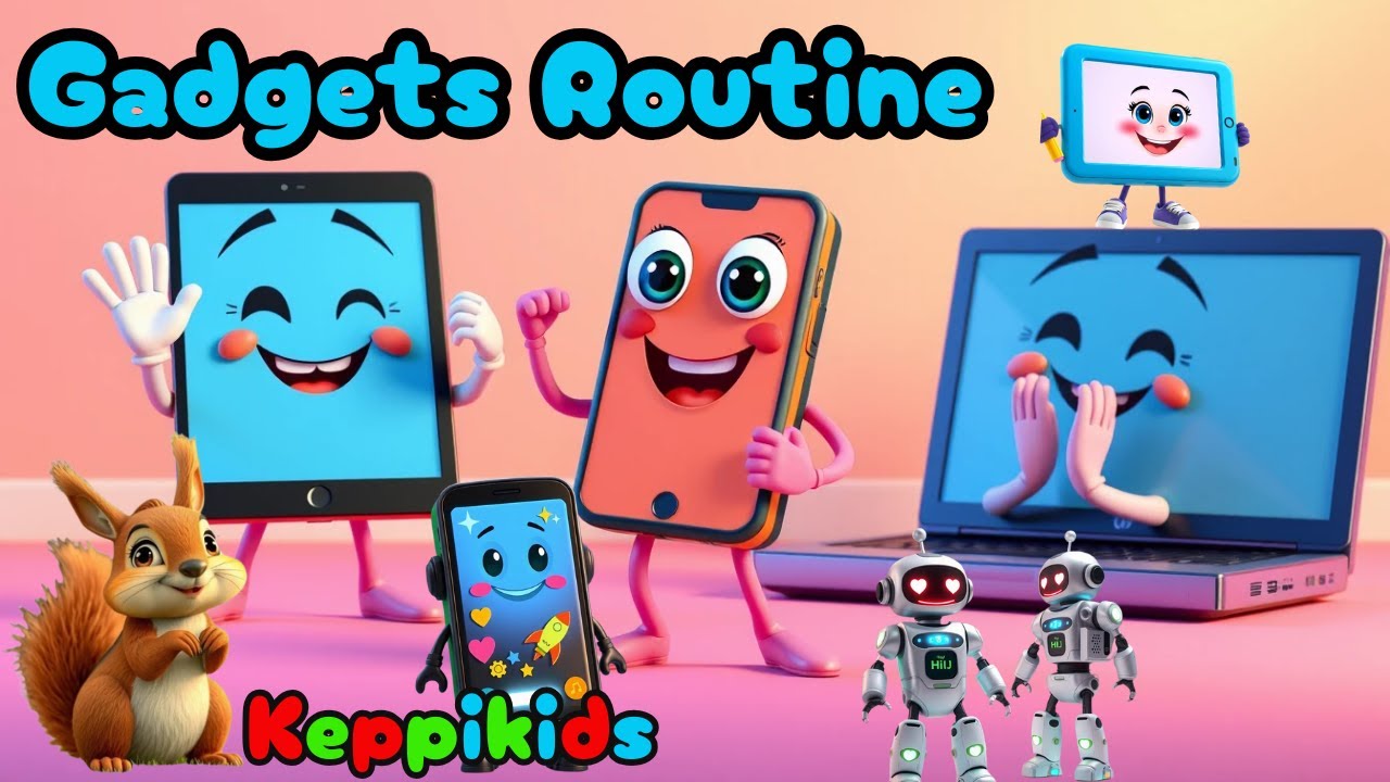 Gadgets Routine | Kids Learning | Kids Songs| Keppikids | 