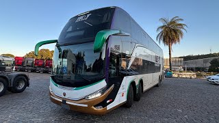 CHEGOU O ÔNIBUS MAIS POTENTE DA SCANIA NO BRASIL l K500C 8X2