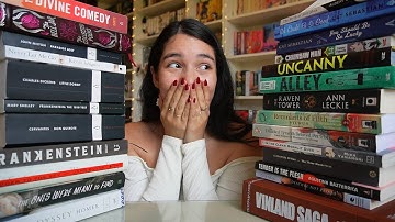 my ENTIRE physical tbr 📚 going through every unread book on my shelves