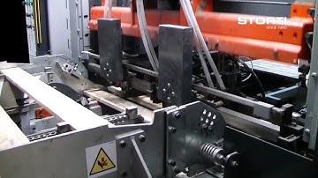 STORTI Mechanical nailing line with rapid setting for paper mill pallets mod. Flex 50 M