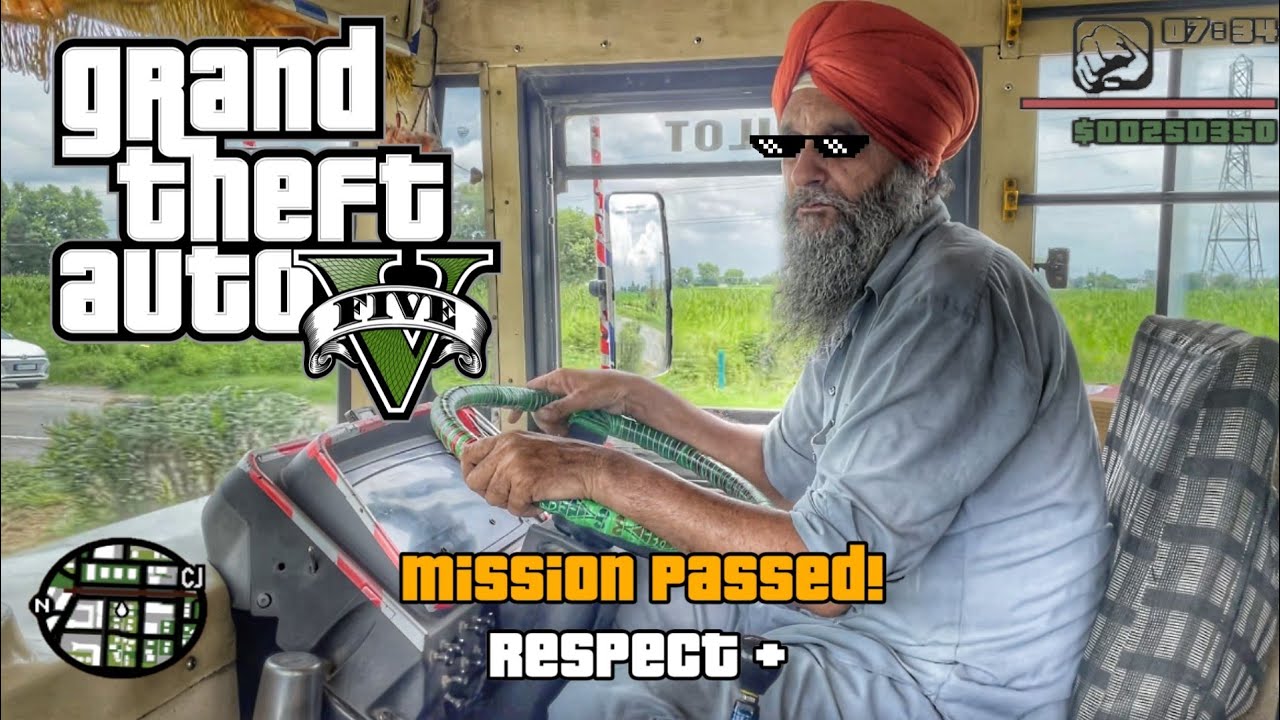 Real life GTA 5 Driver | Sardarji driving TATA 1515C at 105kmph+ | Aggressive and Skillful Driving