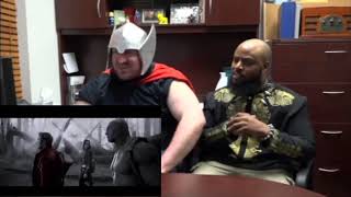 Thor and Black Panther REACT to AVENGERS: ENDGAME Trailers
