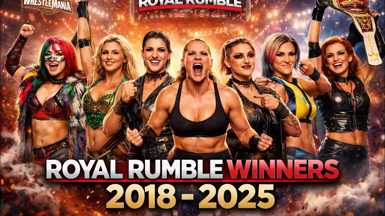WWE Women’s Royal Rumble Winners (2018–2025)
